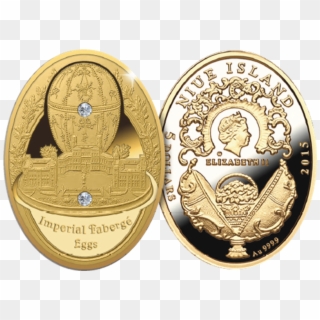 Niue 2015 Faberge Gatc Hina Palace Egg Proof Gold 6 - Coin Clipart
