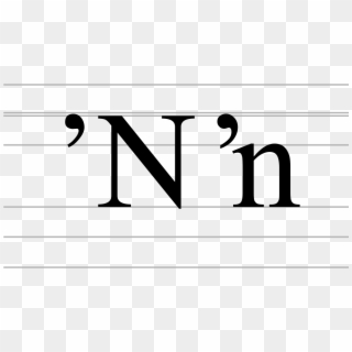 Latin Letter N Preceded By Apostrophe Clipart