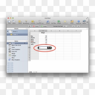 A Basic Spreadsheet Has One Table On It But Allows - Divide Numbers In Spreadsheet Clipart