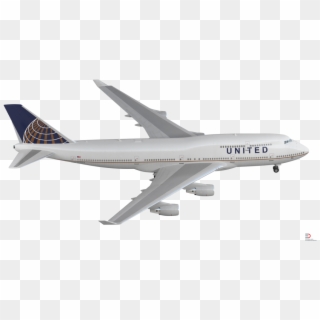 2 Boeing 747 400er United Rigged Royalty Free 3d Model - Boeing 747-400 Clipart