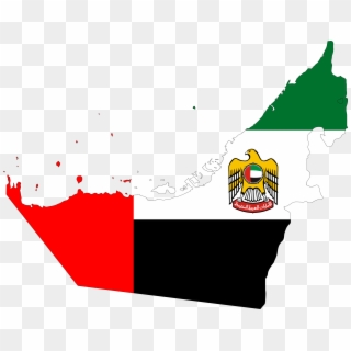 This Free Icons Png Design Of United Arab Emirates - United Arab Emirates Flag Map Clipart