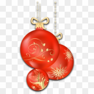 Image Result For Christmas Ornaments Clipart Red Christmas - Ornaments Clip Art Png Transparent Png