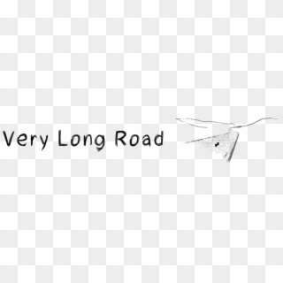 Very Long Road - Calligraphy Clipart