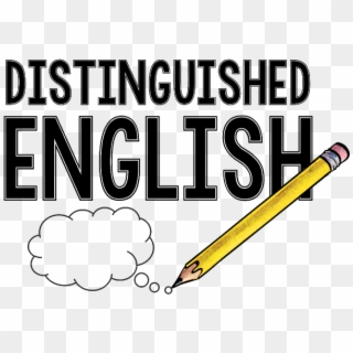 Distinguished English Teacher - Cloud Clipart
