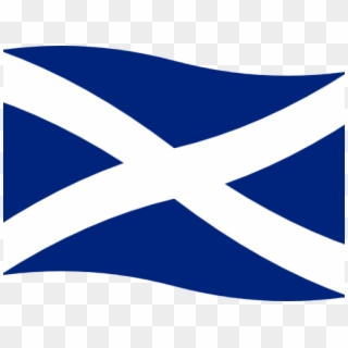 Scotland Flag Clipart Waving - Flag - Png Download