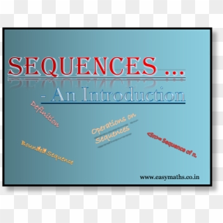 Sequences Introduction - Colorfulness Clipart