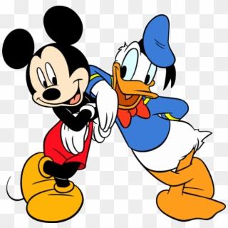 Donald Duck Clipart Disney Mickey Ear - Disney Mickey And Donald - Png Download