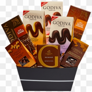 Glorious Godiva Basket Medium - Chocolate Clipart