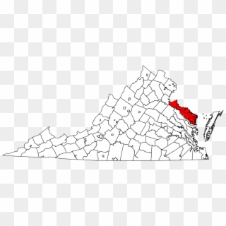 Northern Neck - Map Of Virginia Counties Clipart