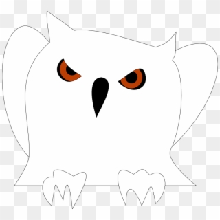 Disappointed Owl Black White Line Animal Animal 999px - Cartoon Clipart