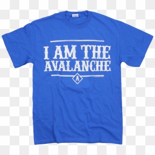 Avalanche United Blue - Retro Basketball T Shirt Clipart