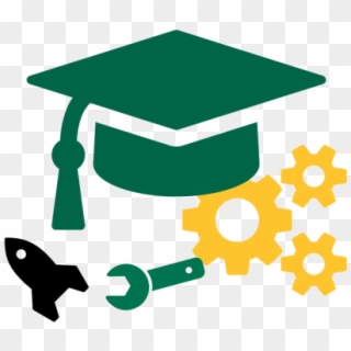 Tech Valley Science Scholars Program - Orange Graduation Cap Icon Clipart