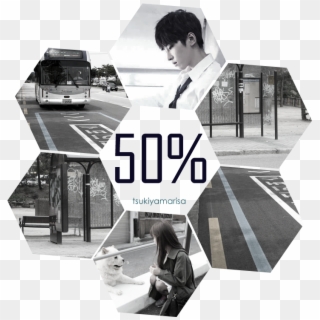 Fifty Percent - Bus Stop Clipart