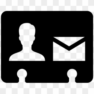 Mail Contact Filled Icon Clipart