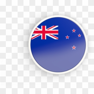 Illustration Of Flag Of New Zealand - Flag Circle Flag Australia Png Clipart