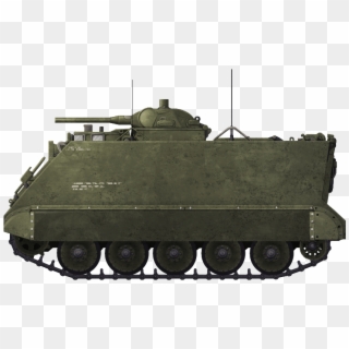Illustration Of The Self-propelled Flame Thrower M132 - Churchill Tank Clipart