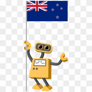 Flag Bot, New Zealand - New Zealand Flag Clipart