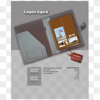 Carpeta Espiral Semanal - Wallet Clipart