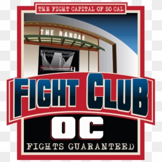 Fight Club Oc Mma/boxing Event Takes Place April 5th - Poster Clipart