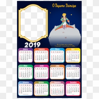 000 × - Calendario 2019 Pequeno Principe Clipart