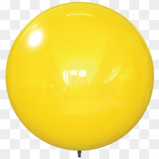 Duraballoon Vinyl Reusable Helium Free Balloon 18" - Yellow Number 3 Balloons Clipart