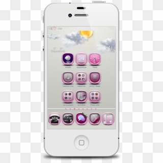 Ios Now Available On Theme It App-pinkbosspage2 Zps00f2e0d5 - Lockscreen Iphone 4 Clipart