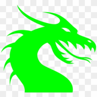 How To Set Use Green Dragon Svg Vector - Neon Green Dragon Head Clipart