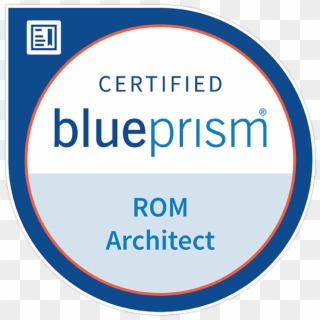 Blue Prism Certified Rom Architect - Hay's Galleria Clipart