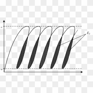 Schematic Visualization Of The Damping Energy - Monochrome Clipart