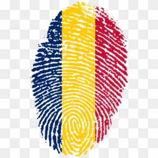 Travel, Chad, Flag, Fingerprint, Country, Pride - Guinea Flag Fingerprint Clipart