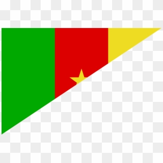 Diagonal Flag Cameroon Tl - Flag Clipart