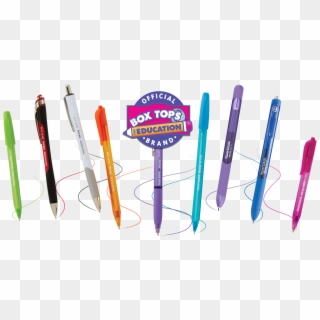 Paper Mate Pens And Box Tops Clipart