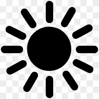 Mostly Sunny Icons - Sun Prohibited Clipart