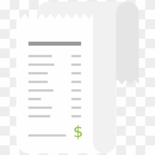 Receipt Flat Icon Vector - Graphics Clipart