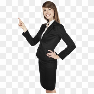 Yahoo Mail Customer Service - Female Business Person Standing Clipart