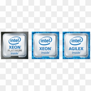 Xeon, Platinun, And Stratix Badge - Intel Core 9th Gen Clipart