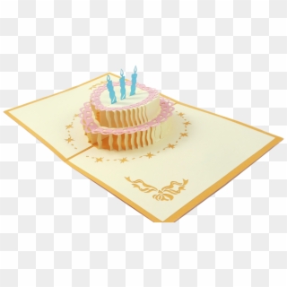 Birthday Cake 3d Pop Up Card - Birthday Cake Clipart
