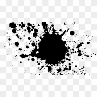List Of Synonyms And Antonyms Of The Word Splatter - Colour Splash Png Black Clipart