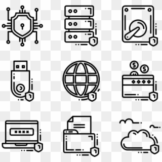 Data Protection - Manufacture Icon Clipart