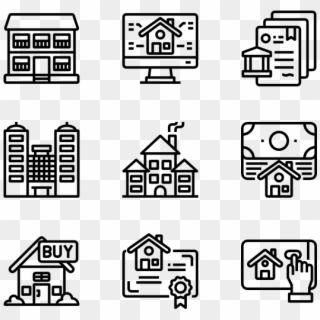 Real Estate - Medieval Icon Clipart