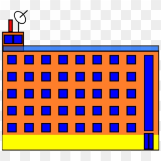 Apartment Computer Software Computer Icons Building - Flat Building Clipart - Png Download