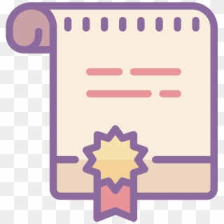 The Icon Is Shaped Like A Square But The Bottom Center - Smart Contract Clipart