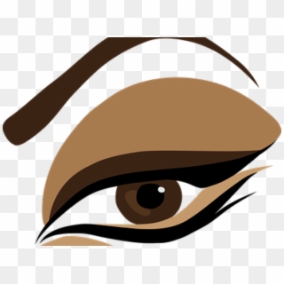 Top Eyeball Clipart - Olho Maquiagem Desenho Png Transparent Png