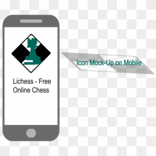 Icon Mock-up On Mobile - Iphone Clipart