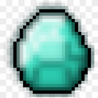Minecraft Diamond 64x64 - Pixel Art Bouncing Ball Clipart