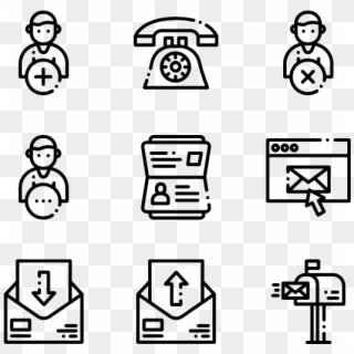 Contact - Ceramic Icons Clipart