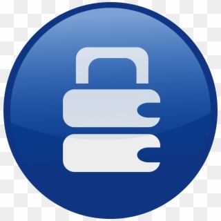 This Free Icons Png Design Of Locked-blue - Home Button Clipart Png Transparent Png