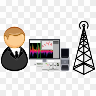This Free Icons Png Design Of Signal / Spectrum Analyst - Antenna Tower Clipart