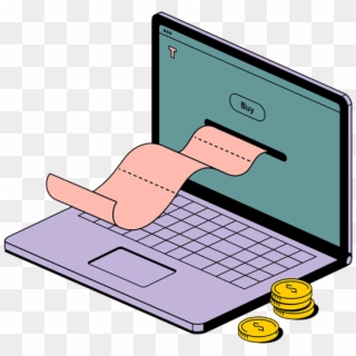 Presentation Of Cart Page - Personal Computer Clipart