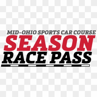 M#ohio Sports Car Course Season Race Pass Logo - Poster Clipart